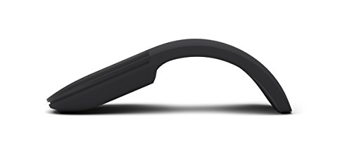 Microsoft Arc Mouse - Black. Sleek,Ergonomic Design, Ultra Slim And Lightweight, Bluetooth Mouse For Pc/Laptop,Desktop Works With Windows/Mac Computers #TOP1