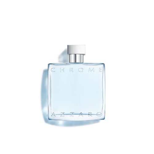 Image of Azzaro Chrome Eau de Toilette - Fresh Aquatic Mens Cologne - Citrus, Woody, Musky Fragrance -Fresh Notes of Bergamot - Everyday Wear - Classic Summer Beach Scent - Luxury Perfumes for Men
