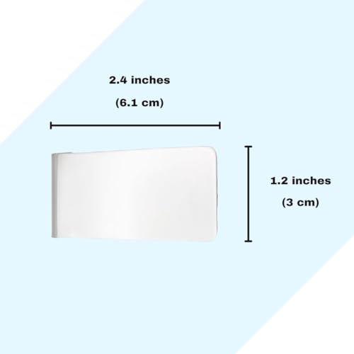 Visol Personalized Chrome Plated Money Clip with Free Laser Engraving3