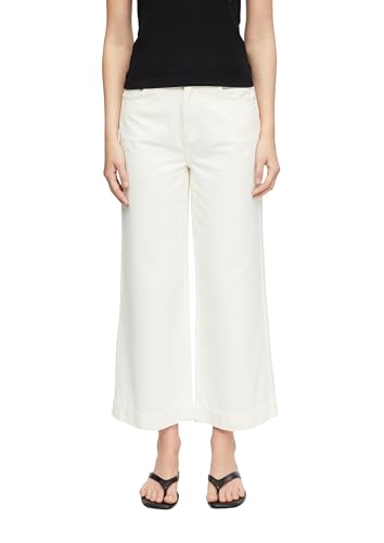 Culotte en jean large Comma le pantalon idéal pour un look de bureau