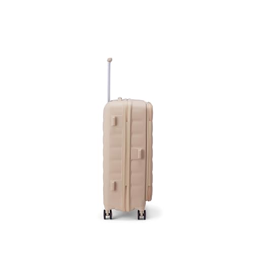 Image of American Tourister Bitbloc | Check-in Trolley Bag (68.5 cm) | 69 Ltrs | 360 8 Wheel Spinner | Hard Case | Recessed TSA Lock | 3 Years Global Warranty | Coffee