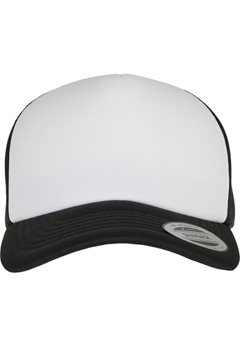 Flexfit Gorra de béisbol Unisex clásica, con Visera Curvada, Color Negro, Blanco y Negro, Talla única