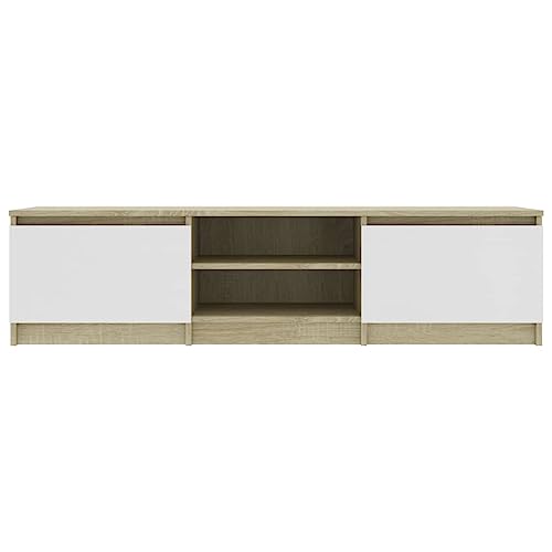 VidaXL Mobile Porta TV Minimalista 2 Ante 2