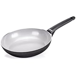 Moneta Sartenes Moneta Sartén Futura, de 28 cm, Revestimiento Natural Finegres, También para Cocinas de Inducción, Fabricada en Italia