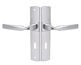 Version : Retrouvez l'ensemble de poignée de porte sur plaque ARTIS dans sa version clé L pour porte de chambre et de bureau, avec entraxe de 195 mm. Il présente une finition chrome velours qui se marie avec de nombreuses décorations intérieures