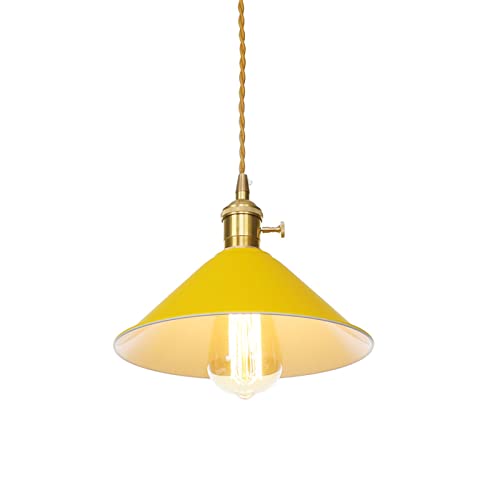 Cable ajustable para Kitchen Island Cafe en tono amarillo con estilo antiguo 4