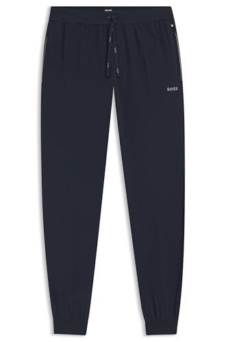 BOSS Hommes Mix&Match Pants Bas de survêtement en Coton Stretch à Logo brodé