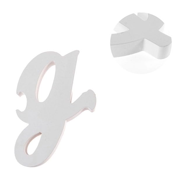 Letras Decorativas Cursiva Madera Nombres Madera para Decoración Hogar Dormitorio Eventos Bodas Bautizos Comuniones (9 Letras)