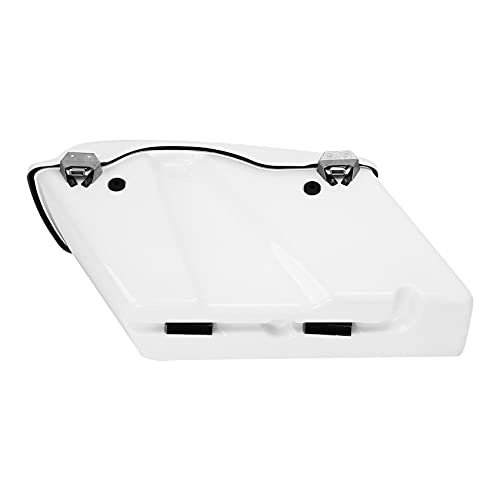 Alforjas rígidas con soportes de conversión cromados para Harley Davidson Softail 1984-2017 modelos FLST FLSTC FLSTF FLSTN FLSTS color rojo miniatura 5