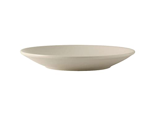 Tuxton China BED-1153 Pasta/Salad Bowl, 46 oz., 11-5/8" Diameter x 1-3/4"H, Round, Microwave and Dishwasher Safe, Oven Proof, Fully Vitrified, Ceramic, DuraTux, Pack of 12