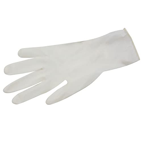 LUVAS PROFISSIONAIS G CABELEIREIRO LATEX BRANCA SANTA CLARA