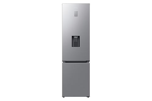 Samsung Frigorífico Combi AI 203cm Balda Botellero y Dispensador de Agua 386L Clase D Inox RB38C655DS9/EF [Clase de eficiencia energética D]