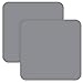 Square Playard/Playpen Fitted Sheets, Perfect for 36 X 36 Portable Playard, 2 Pack, Ultra Soft Microfiber, Fitted Playpen Sheet, Grey.