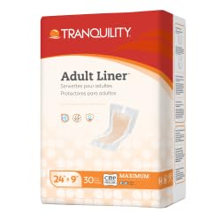 Tranquility Adult Liners (2078) Case/120 (4 Bags of 30) by Tranquility Products