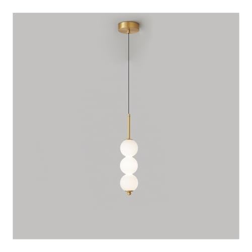 Lustre globe linéaire en verre de prestige pour chambre raffinée