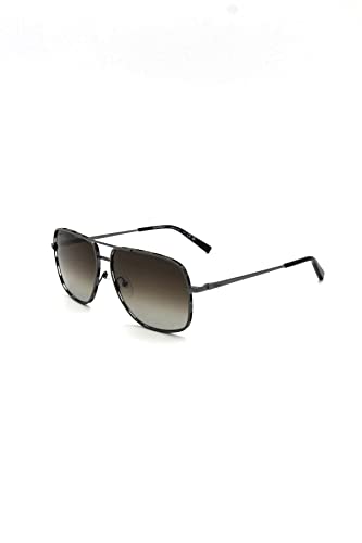 Salvatore Ferragamo SF 278S 069 Dark Ruthenium Metal Navigator Sunglasses Dark Grey Classic Lens3