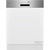 Teilintegrierter AEG 7000 Geschirrspüler, 60cm, smarte WiFi Spülmaschine,...