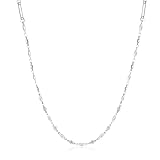 [MAYA&CANA] 磁気ネックレス レデイース おしゃれ 200mt 磁気2個 サージカル ステンレス ネックレス チェーン 45cm ギフトボックス付き (シルバー)