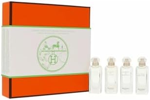 Hermès Jardins Discovery Set - 4 Pc Mini Gift Set (0.25oz EDT) - Sur La Lagune, A Cythere, Sur Le Nil, Monsieur Li