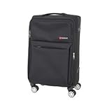 Mala De Viagem Média 23kg 4 Rodas Travelux Geneva II M (Preto)