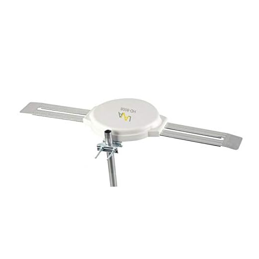 Lava Omnipro HD-8008 Omni-Directional HDTV Antenna 360 Degree - Attic or Roof Mount TV Antenna for Clear Reception, 4K 1080P (HD-8008_FBA)