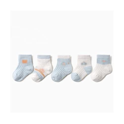 Walking Socks Baby Socks Breathable Socks Children's Socks for Girls Cotton Socks 5 Pairs Suitable for Kids Gifts Thick