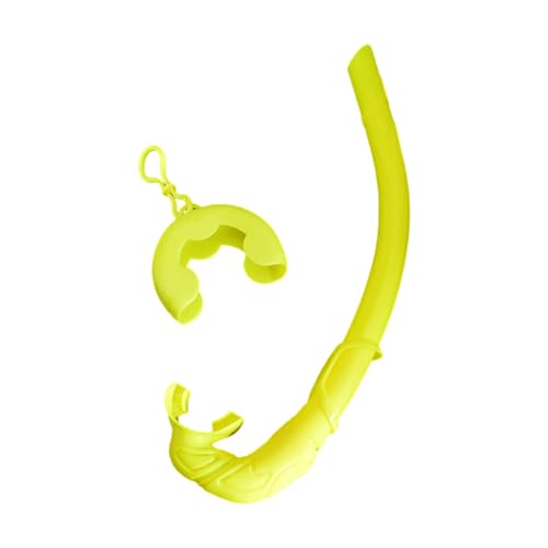 XUZHID Silicones Snorkel?Silicones Snorkels Tube Unisex Rolls Up Snorkels Wet Breathing Tube Swim Equipment for Underwater Exploration