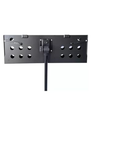Image of Softline Pro Metal Music Stand, Portable & Foldable Professional Perforated Notation Stand, Tabletop Music Book Stand for Guitar, Ukulele, Violin Players (SP02 - Two Fold)