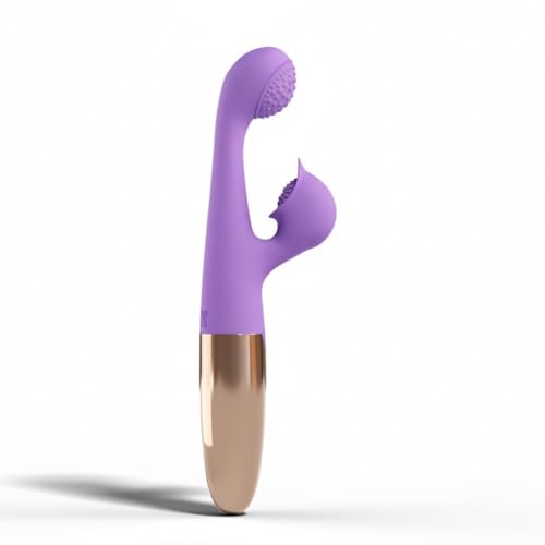 Image of ZYLLION Bunny Rabbit Massager - Purple | Ergonomic Design | Multiple Modes | Quiet & Portable