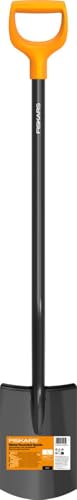 Fiskars gardener's spade for soft, low-stone soils, round, Length 116.6 cm, steel blade/plastic handle, Black/orange, Solid, 1066717 - Image 6