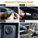 Miniatura 7 de PWOSSYG Encendedor de cigarrillos de automóvil de 12 V, repuesto para encendedor de cigarrillos de automóvil, encendedor de cigarrillos para
