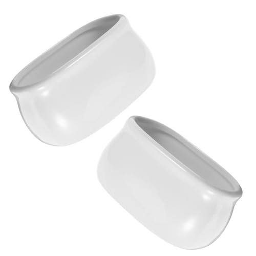 KOCKSHION Multi-use Porcelain Bowl Set Sugar Packet Holder Tea Bag Dish Finish for Modern Kitchen