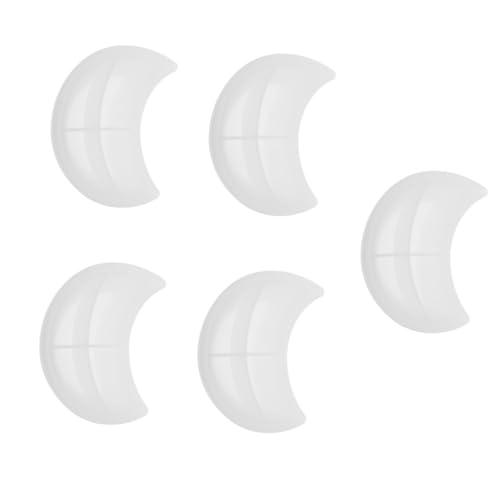 LALAFINA 5 Piezas Molde de epoxi manualidades DIY moldes de concreto molde de cubitos de hielo silicio molde de placa de almacenamiento molde de silicona bricolaje gel de sílice