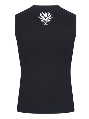 Men Camiseta sin mangas de traje de neopreno de 3mm para buceo y surf con cremallera y elasticidad para snorkel miniatura 5
