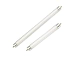 Glowster Tubo fluorescente miniatura T5 4W 6500K, ideal para iluminación eficiente y decorativa en espacios reducidos.