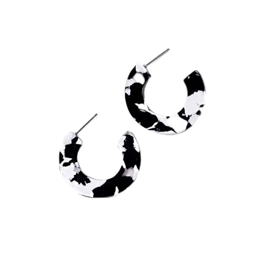 Boucles d'oreilles en acrylique légères pour oreilles sensibles sans douleur