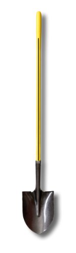 Nupla RP14L-E #2 Round Point Shovel with Heavy Gauge Blade and Ergo Grip