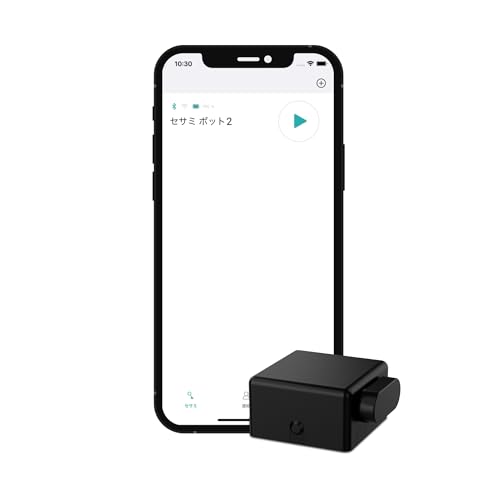 キャンディハウス(Candy House) ボット2 スマートスイッチ ブラック スマートフォン対応 後付け型