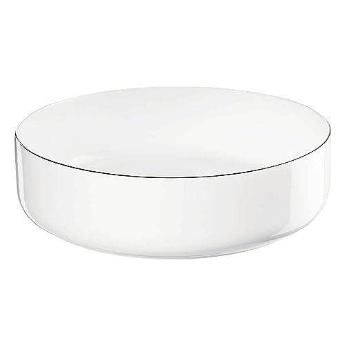 ASA Oco Ligne Noire Schale aus Fine Bone China in der Farbe Weiß mit schwarzer Linie, Maße: 11,5cm x 11,5cm x 5,2cm, 2040113