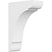 Ekena Millwork CORP03X08X12OLY PVC Corbel, 3"W x 8"D x 12"H, White