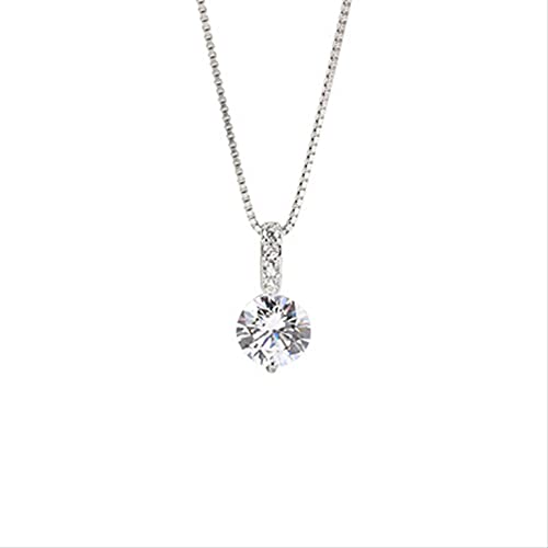 Collier Goutte en Zircon avec Chaîne de 45cm pour Femme - Bijoux Géométriques Chic