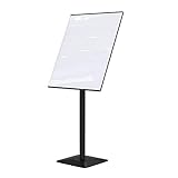 LVUNZJCA Schilderständer Stand-up-Display-Kartengeschäft Eingangsanzeigestand für Hochzeiten,Geschäfte(Black)