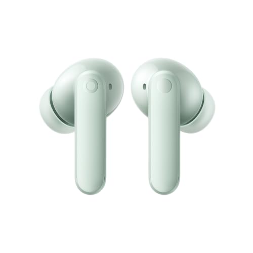Image of CMF BY NOTHING Buds 2 x 48dB Hybrid ANC Wireless Earbuds, 55 Hours Runtime, 11mm PMI Driver, 6 HD Microphones and Space Audio, IP55 Water Resistant - Light Green