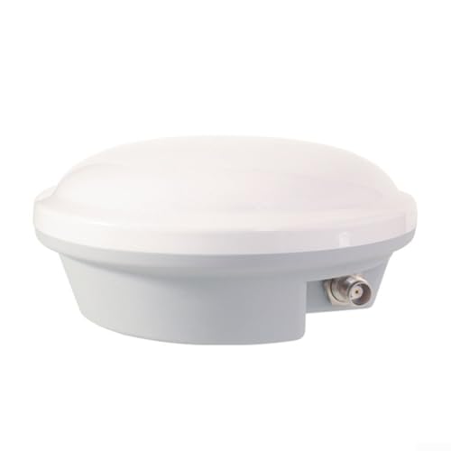 Receptor GNSS STA-35H multibanda con antena RHCP y chasis blanco robusto