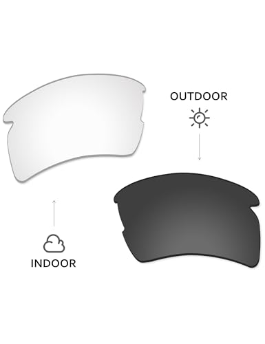 Image of Lenses Replacement for Oakley Flak 2.0 XL OO9188 59mm Sunglass - Confirm Fit | Scratch Resistant
