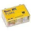 Fusible automotriz Cooper Bussmann NO.90, tipo ATC, surtido de 90 piezas miniatura 1