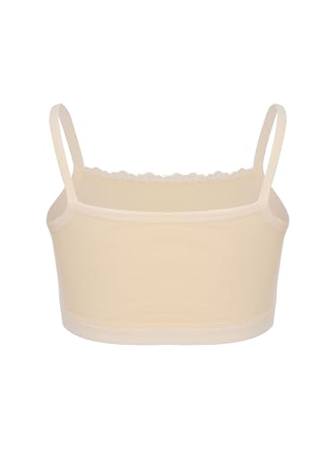 Kids Girls Spaghetti Strap Camisole Sports Bra Casual Underwear Cami Bra Basic Solid Color Crop Tank Top2