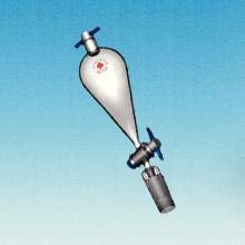 9500-18 Separatory Funnel, PTFE Stopcock Plug, 19/22 Joint, 125 mL Capacity