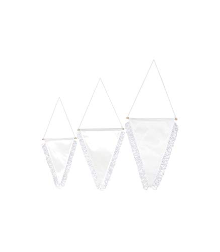 Grupo K-2 Wonduu Banderín Triangular Para Sublimación Blanco 200 X 130 Mm