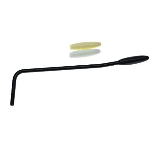 Barre de vibrato guitare USA Mexique en acier inox noir pour session studio